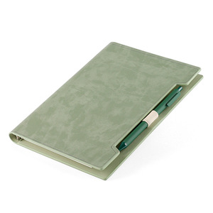 Precio directo de fábrica A5 Cuadernos Hilo y sillín Costura Encuadernación con bolsillo trasero - Product Image 4