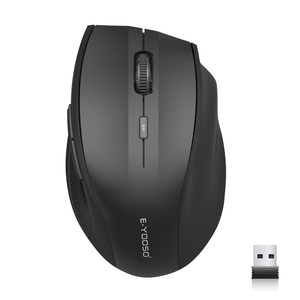 Mouse per Computer 5 DPI regolabili 800/1200/1600/2400 6 pulsanti mouse mouse ottico Wireless per computer con ricevitore USB Nano - Product Image 1