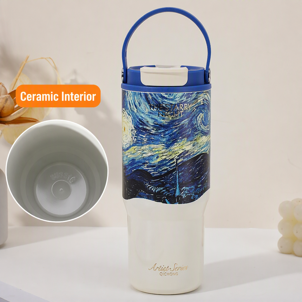 Blue-ceramic liner