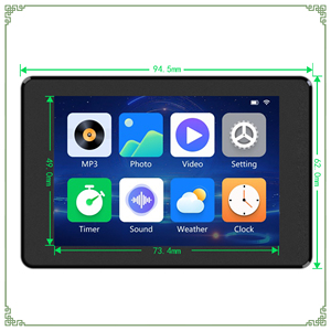 ESP32-S3 IPS静電容量式タッチディスプレイインチ320x480LCDモジュール8MPSRAM 16Mフラッシュ、Arduino LVGL開発用ハウジング付き - Product Image 3