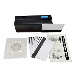 MSR909 legge e scrive IBM, ISO ANSI DIN carte magnetiche standard e libretti e riconosce automaticamente il formato ISO di IBM.