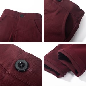 Çocuklar erkek resmi kıyafet takım elbise ekose gömlek + pantolon bebek erkek giysileri jartiyer Set <span class=keywords><strong>2</strong></span> ila 7 yıl çocuk parti giysileri Boy için