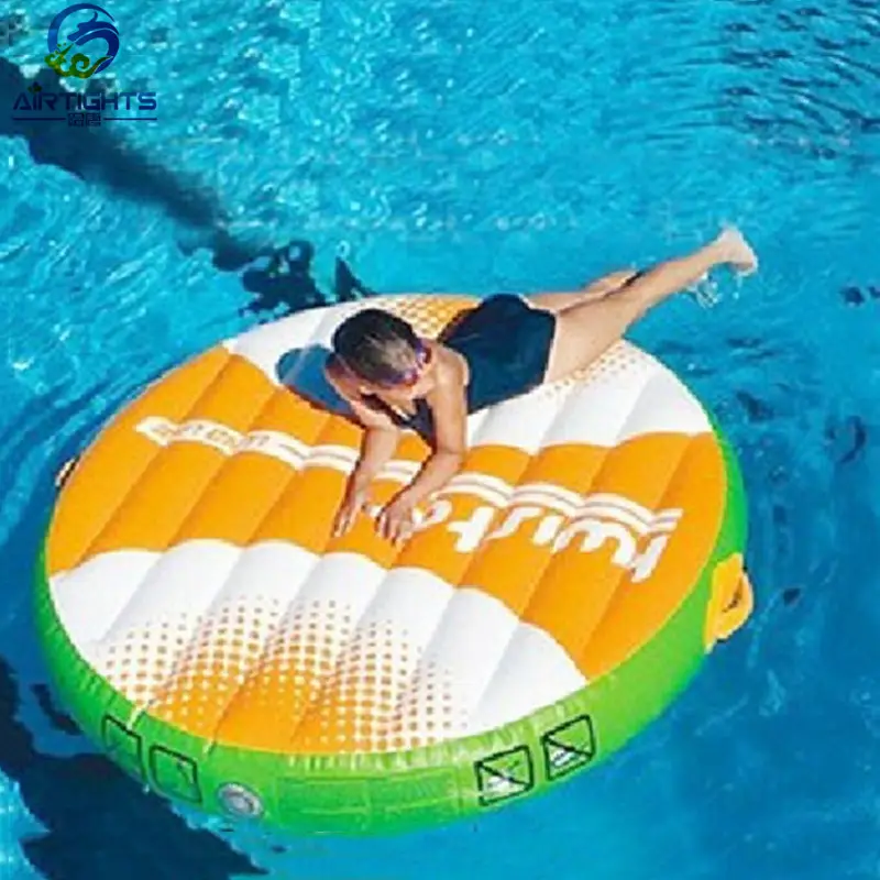 2m de diámetro o personalizado gigante inflable flotador de agua ronda boya para juego de agua