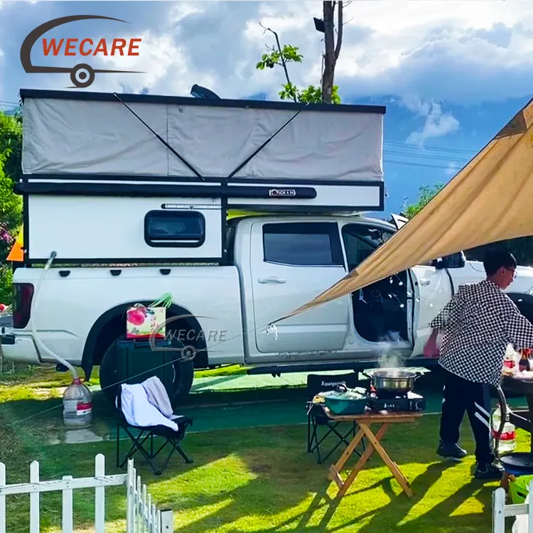 Wecare camper veicular de acampamento, caminhão de carro de 400*165*200mm