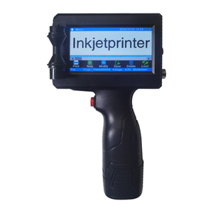 Impressora a jato de tinta portátil compacta para etiquetas QR Codes Dates-Ideal para impressão em várias superfícies