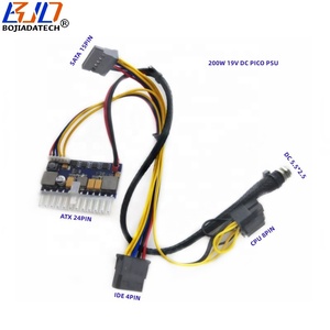 200W <strong>Output</strong> 24Pin ATX Pico PSU Power Supply Module With 19V <strong>Input</strong> 5.5*2.5MM DC Connector for Mini ITX <strong>PC</strong> Computer - Product Image 1