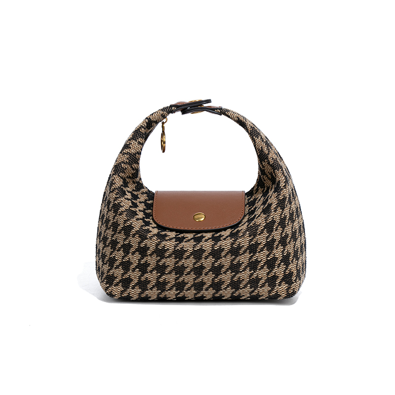D2381-1#Pied-de-poule/Marron