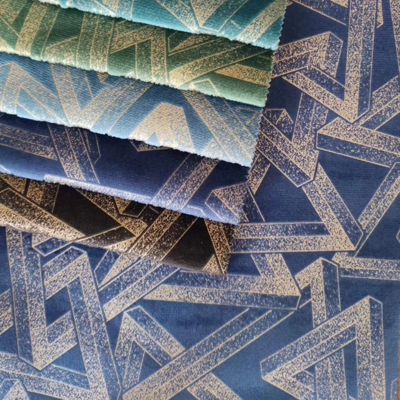 Tissu tricoté turc en Polyester 100% métallique de haute qualité pour canapé