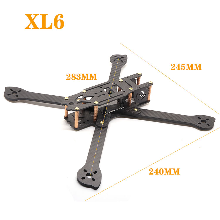 black Xl6-wheelbase 283mm