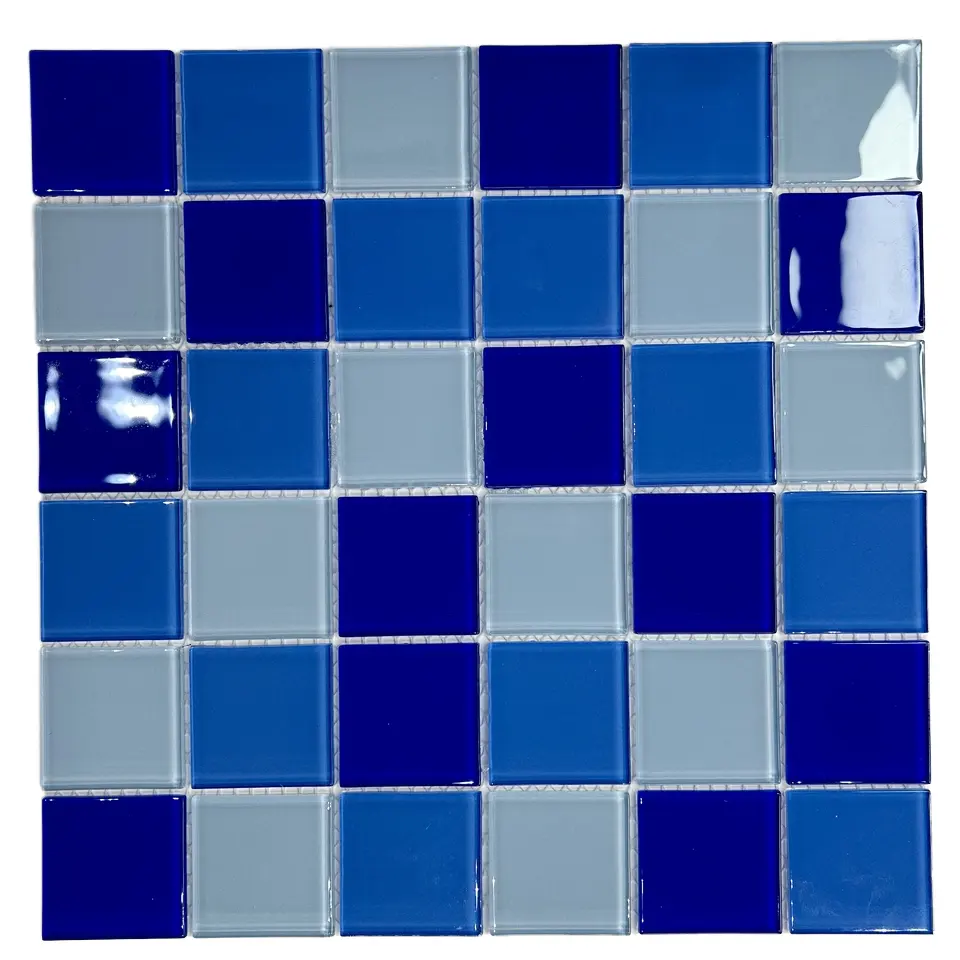 Chất lượng cao gốm nghệ thuật hồ bơi Gạch Mosaic cho phòng tắm tường bên ngoài mẫu miễn phí OEM đóng gói
