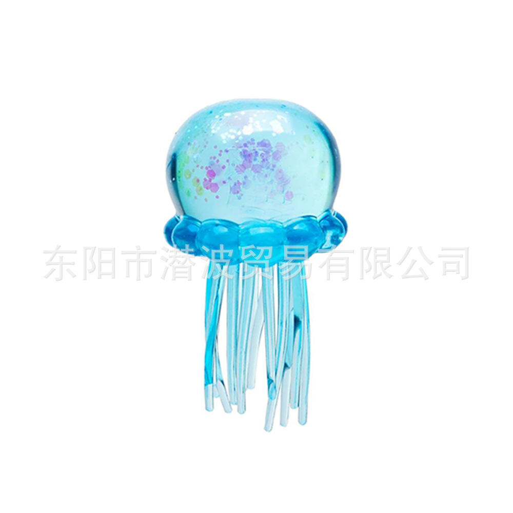Octopus squeeze toy-blue-opp bag