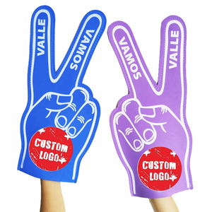 <strong>Cheap</strong> All Kinds of Shape Eva Foam Half Finger <strong>Cheering</strong> Fans Applaud Concert Clapping Gloves Hands for Football Match or Party - Product Image 1