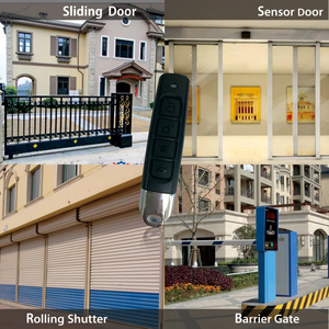 Codice clonazione universale 433MHZ 4 pulsanti telecomando per allarme di sicurezza Garage comandi otturatore - Product Image 5