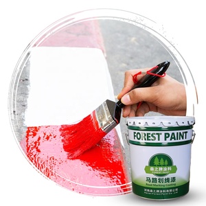 Chinese Fabrikanten Bos Merk Water Gebaseerde Acryl Zuur Solvent Vloeibare Koud Reflecterende Road Lijn Markering Verf - Product Image 4
