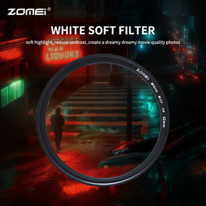 Difusor de cámara Zomei Filtro de lente Difusión blanca suave 1/4 Filtro Niebla Filtro de efecto cinematográfico de ensueño - Product Image 3