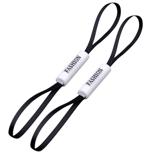 Cuerda de etiqueta colgante de tela lavable, sello de etiqueta doblado para sombreros, etiqueta de sello de plástico, cadena de etiqueta colgante - Product Image 1