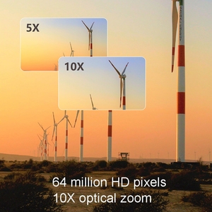 Kow2 W2 64MP 4K 3 inç ekran 10X optik Zoom + 4X dijital yakınlaştırma kamerası WIFI bağlantısı dijital kamera - Product Image 6
