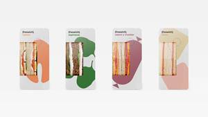 מתכלה compostable composteout קוריאני ביצה יפנית סנדוויץ 'מותאם אישית
