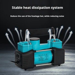 ปั๊มลม<span class=keywords><strong>2</strong></span>*30มม. ปั๊มเติมลมยางรถ<span class=keywords><strong>150PSI</strong></span> แบบพกพาปลอดภัยสูง