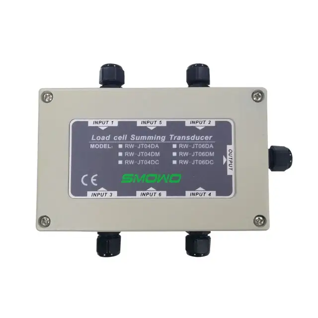RW-JT04DA 4 channel mV channel input Smowo Sum analog output load cell transducer amplifier