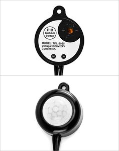 Adjustable 6V-24V DC 5A Motion Activated <strong>Sensor</strong> <strong>Switch</strong> Long Distance PIR <strong>Sensor</strong> with Delay Time Option - Product Image 4