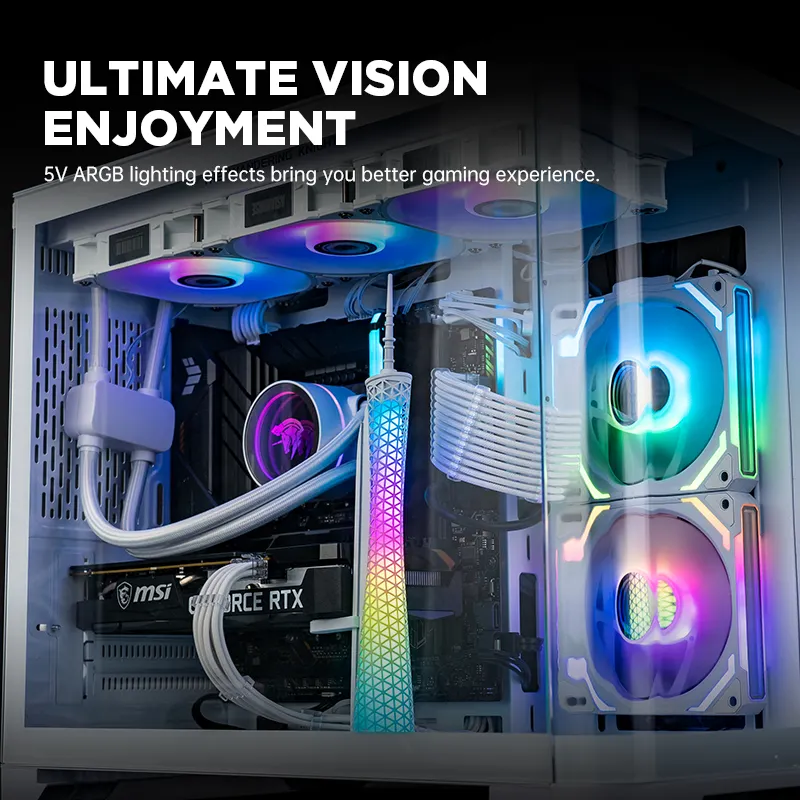 5V 3 pines ARGB GPU titular tarjeta gráfica soporte de tarjeta de vídeo blanco RGB GPU soporte de soporte