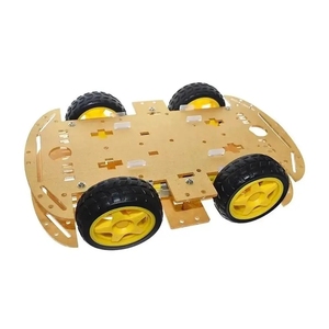 4WD Smart Robot Car Chassis Kit für CH340 R3 mit USB-Kabel für Arduino mit Ultraschall modul für Training Starter Kit