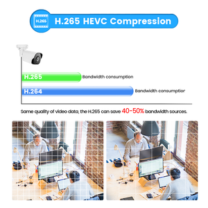 Produttore 2.8mm obiettivo IP sorveglianza 4K incorporato microfono Bullet rete Poe telecamera esterna di rilevamento uomo/veicolo Cctv di sicurezza - Product Image 6
