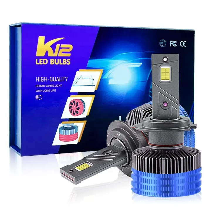 공장 2pcs 슈퍼 밝은 도매 K12 LED 헤드라이트 180W 32000LM 자동차 헤드 램프 H7 H11 LED 헤드라이트 전구 H4