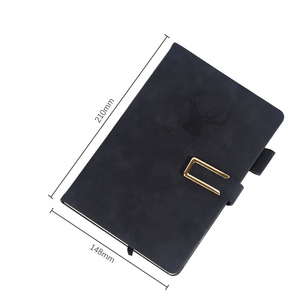 新到美元1.0软皮促销笔记本100gsm加厚纸CMYK印刷Pu学生日记笔记本 - Product Image 1