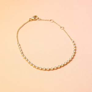 ゴールドVermeil 925スターリングシルバーCZスタッズセットネックレス<span class=keywords><strong>Bolo</strong></span>ブレスレット女性のスタイル