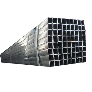 ASTM A500 GR.<strong>B</strong> HDGI <strong>Tube</strong> 40 X 40 Galvanized <strong>Square</strong> Hollow Section ERW API JIS Certified Available 6m 12m Cutting Included - Product Image 1