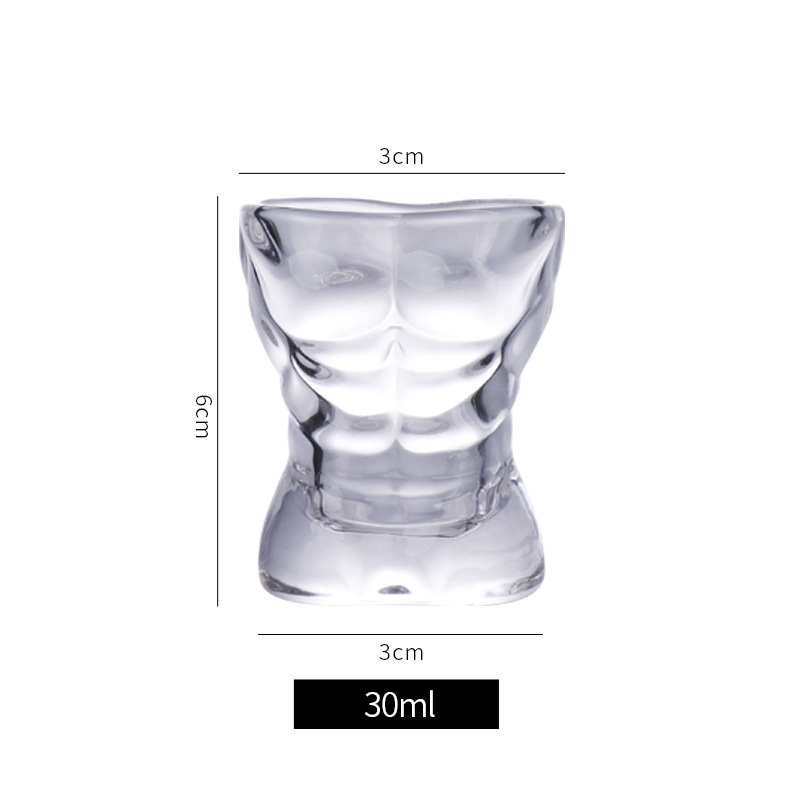 Verre à shot pour homme
