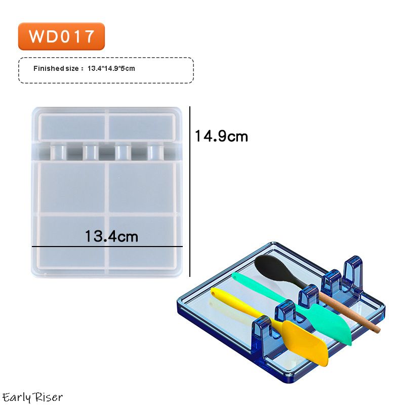 WD017 Molde de silicona para soporte de cuchara
