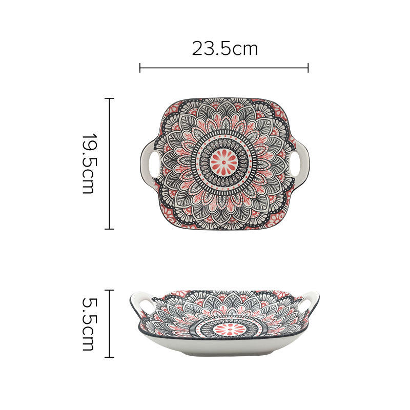 Disque d'oreille double carré de 9,25 pouces