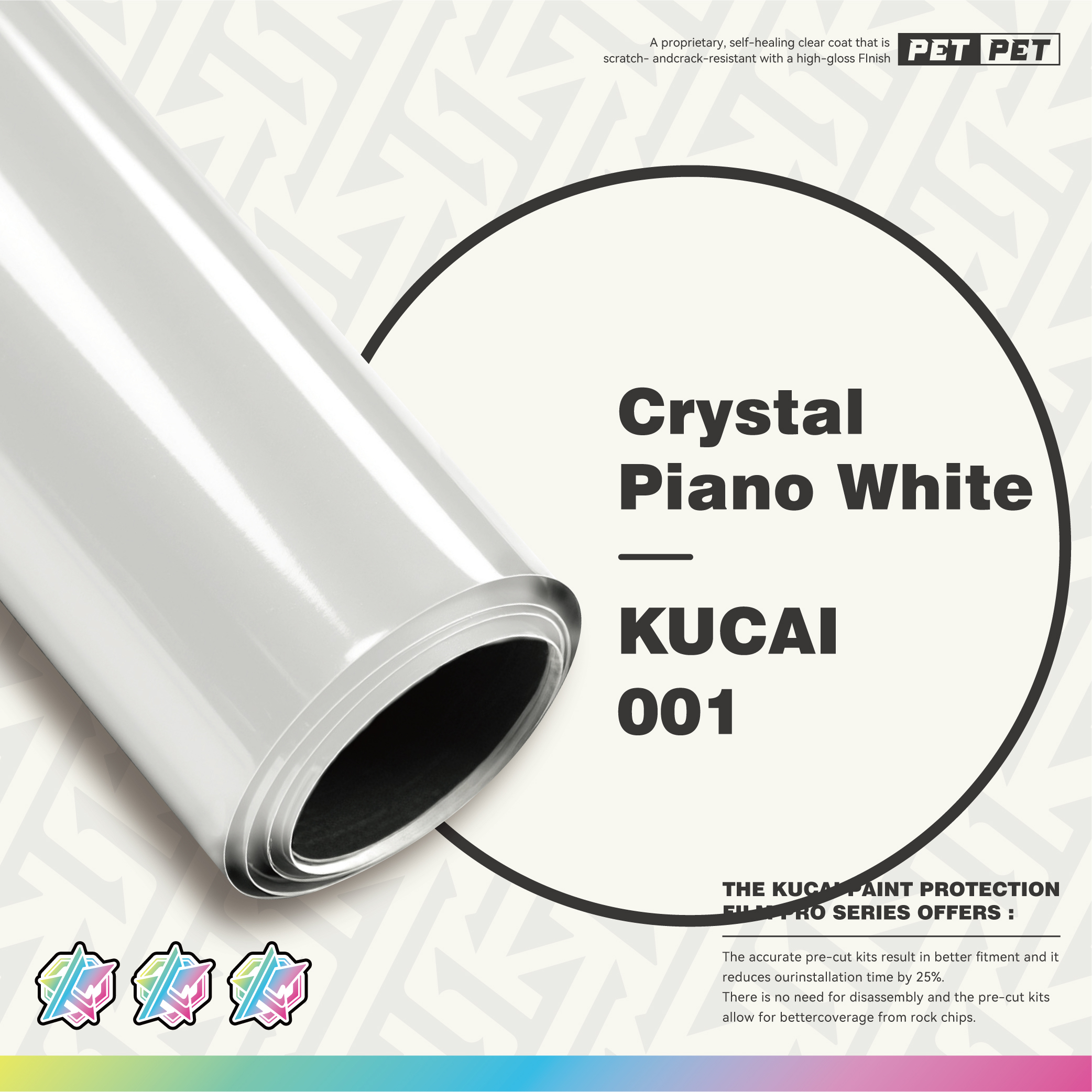 Piano en cristal blanc