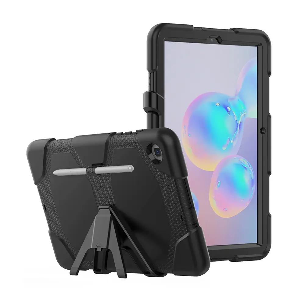 Full Body Protection Tablet Case For Samsung Galaxy Tab S6 Lite 10.4" P610/P615 Built-in Screen Protector Kickstand Cover