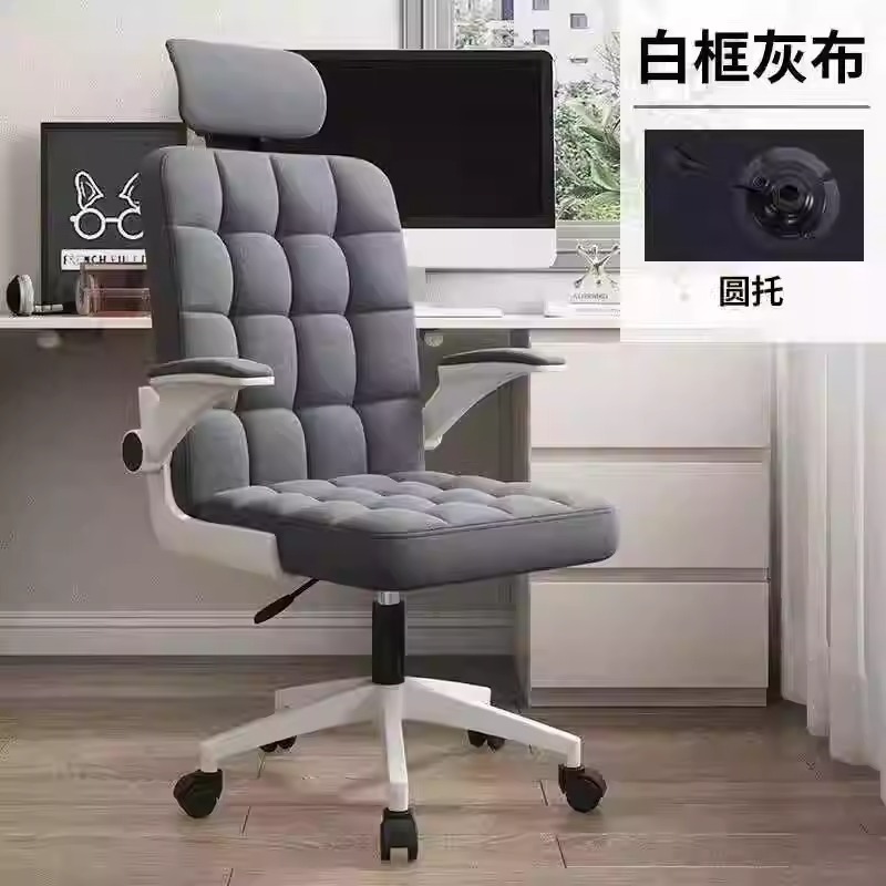 Oreiller tête en lin gris