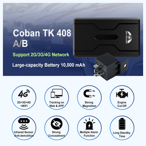 全球定位系统跟踪器长电池免费Coban 408 2G + 3G + 4g跟踪器，带10000毫安时间谍小工具，带网络服务器平台实时跟踪 - Product Image 5