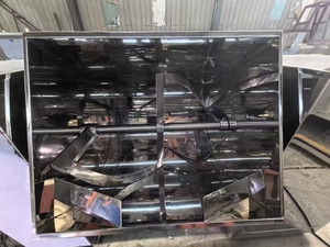 Trough karıştırma makinesi/özelleştirilmiş tek çift şaft çift mil mikser ekipmanları - Product Image 6