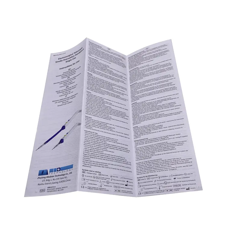 Сертификация Fsc, пользовательская печать, складная бумага, печать брошюр, продукт, пользовательская инструкция по эксплуатации, ручная печать