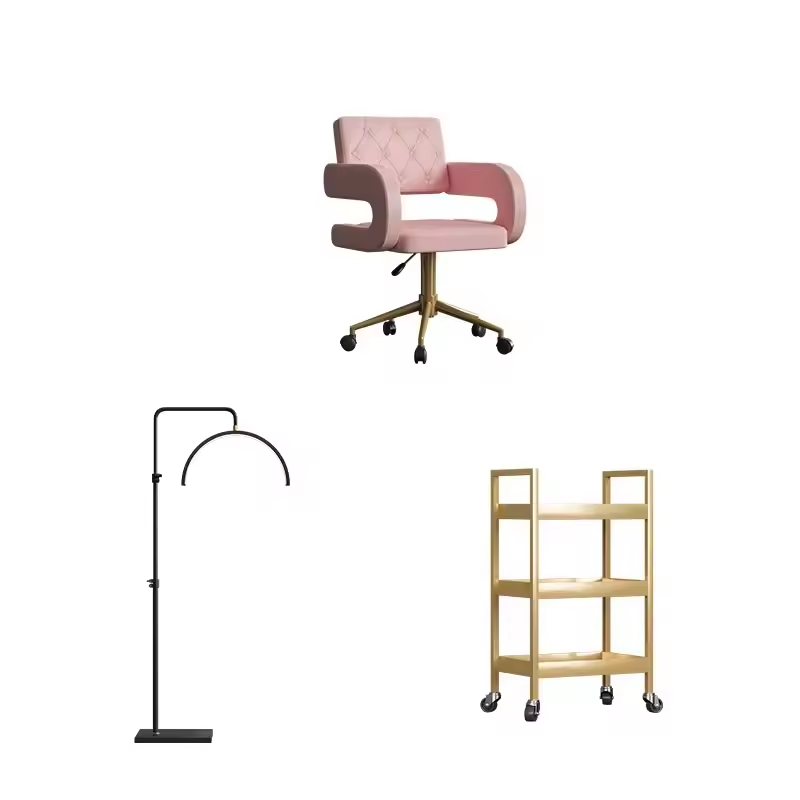 lumière + chaise + chariot