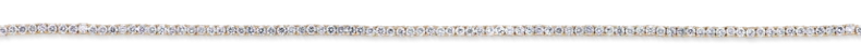 18k gold clear cz