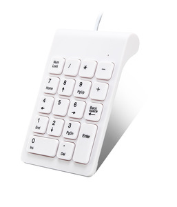 Venta al por mayor de fábrica Mini teclado numérico con cable Teclado USB 18 teclas Teclado estándar para computadora portátil Aplicación de números Idioma inglés - Product Image 6