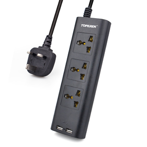 Potencia universal 3 banda multi-funcional hembra macho Salida de doble cargador USB - Product Image 1