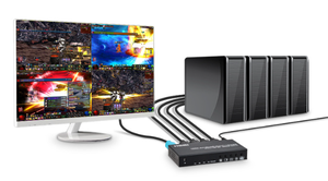 1080P 4X1 HDMI多查看器4进1出HDMI无缝四路多查看器开关，带红外遥控器 - Product Image 4