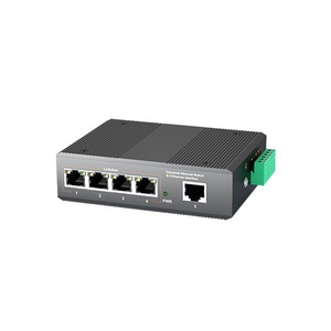 Commutatore industriale del monitoraggio di sicurezza di tipo rotaia di grado 100m Gigabit con rete IP del connettore RJ45 - Product Image 1