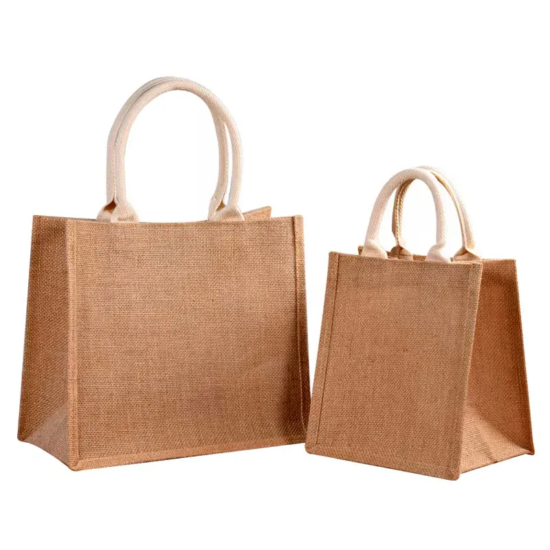 Özel katlanabilir bez çanta bakkal çevre dostu geri dönüşümlü hediye özel kolu jüt alışveriş çantası