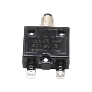 15 Amp Push Button <strong>Circuit</strong> <strong>Breaker</strong> 125-250V AC 50V DC L1 Series Manual Reset Thermal <strong>Circuit</strong> <strong>Breaker</strong> Thermal Overload Protector - Product Image 3