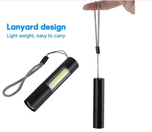Toptan mini yüksek kalite USB şarj edilebilir çok fonksiyonlu led el feneri el feneri edc XPE cob yan ışık açık hava etkinlikleri - Product Image 4